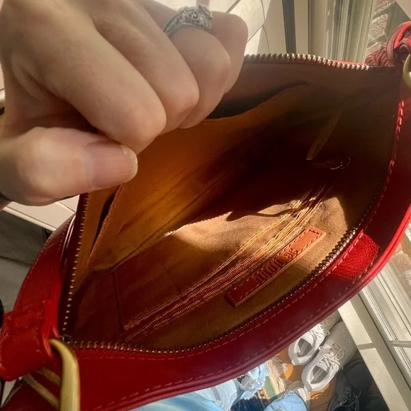 HOBO Red Crossbody Bag - Picture 3 of 8